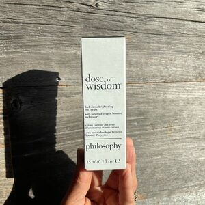 NIB Philosophy dose of wisdom dark circle eye cream